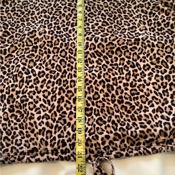 Kenzo Leopard Print Sweatshirt - Black and Tan - Picture 7 of 8